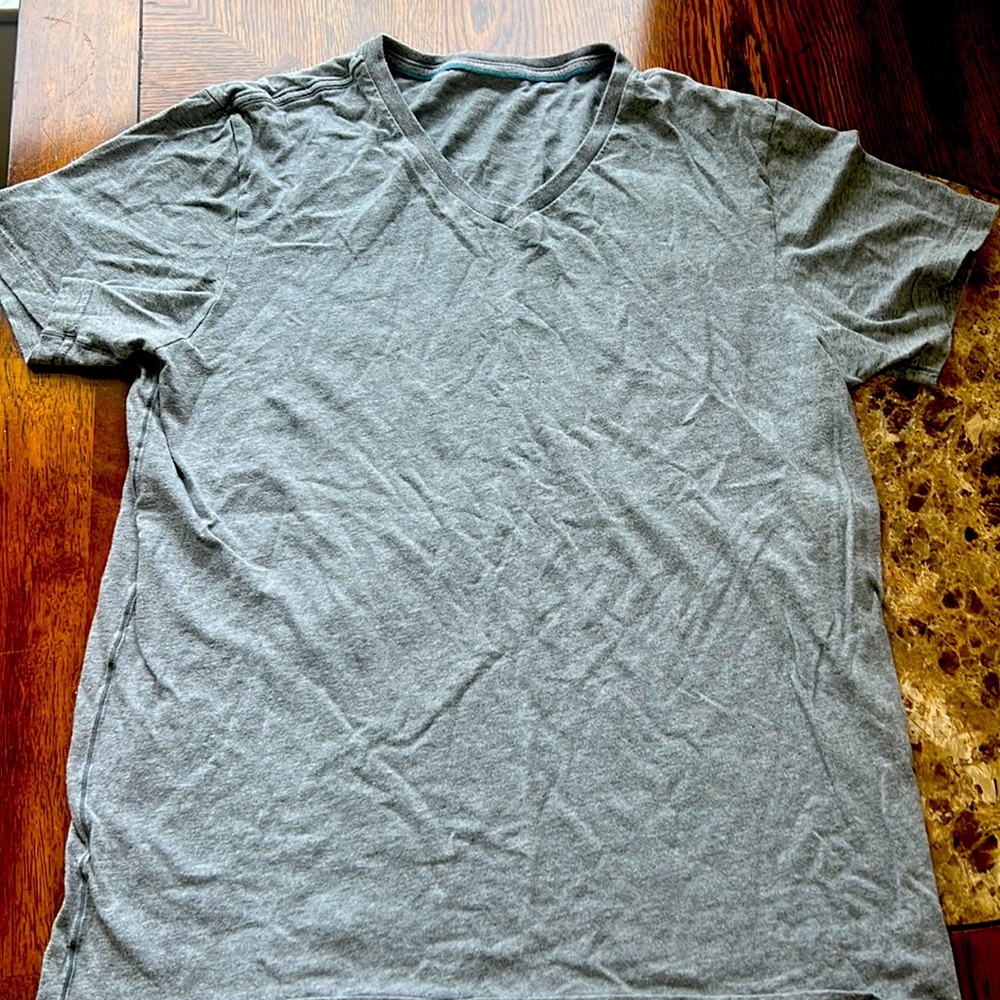 Mack Weldon grey Pima cotton shirt Medium